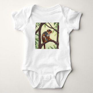 Baby Jersey romper | Schattige Monkey Design