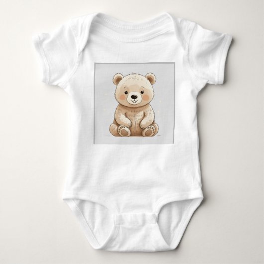 Baby Jersey Strampler Romper (Voorkant)