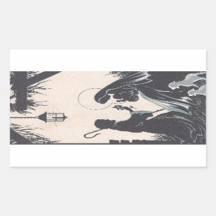 Baby Jesus Born Rechthoekige Sticker