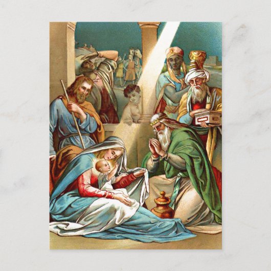 baby jesus briefkaart (Voorkant)