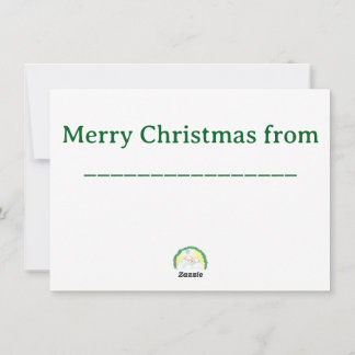 Baby Jesus Enwreathed Feestdagenkaart