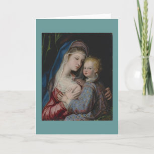 Baby Jesus Feestdagen Kaart