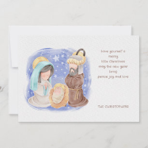 Baby Jesus Geboorte Kerstmis Kaart