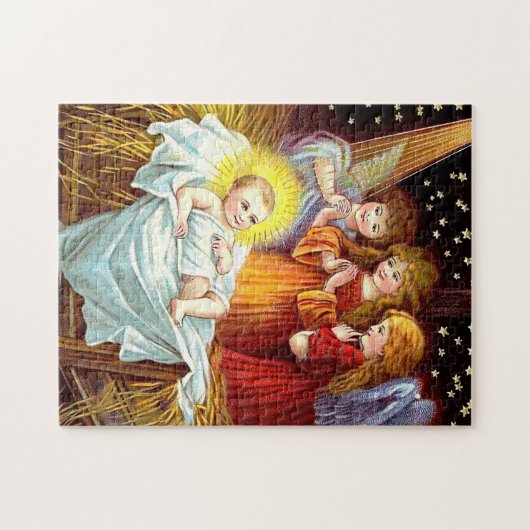 Baby Jesus Legpuzzel (Horizontaal)