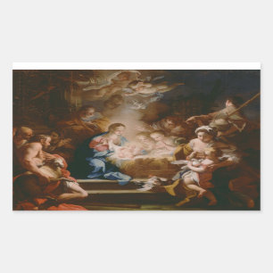 Baby Jesus Rechthoekige Sticker