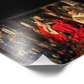 Baby Jesus Touch Dove Foto Afdruk (Hoek)