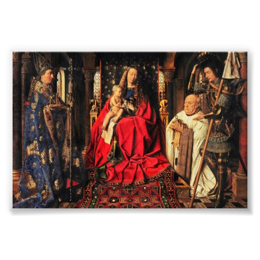 Baby Jesus Touch Dove Foto Afdruk (Voorkant)