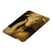 baby jesus touches lamb (2) magneet (Linkerzijde)