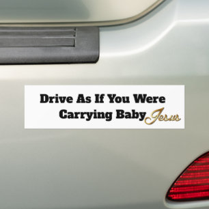 Baby Jezus Humor Religieus Grappig Christus Bumpersticker