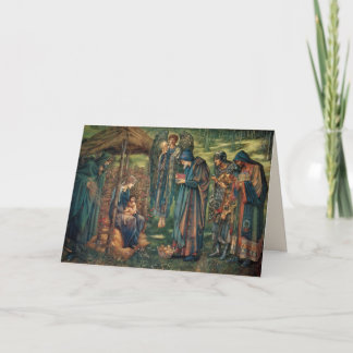 Baby Jezus Kerstkaarten voor Raphaelite Feestdagen Kaart