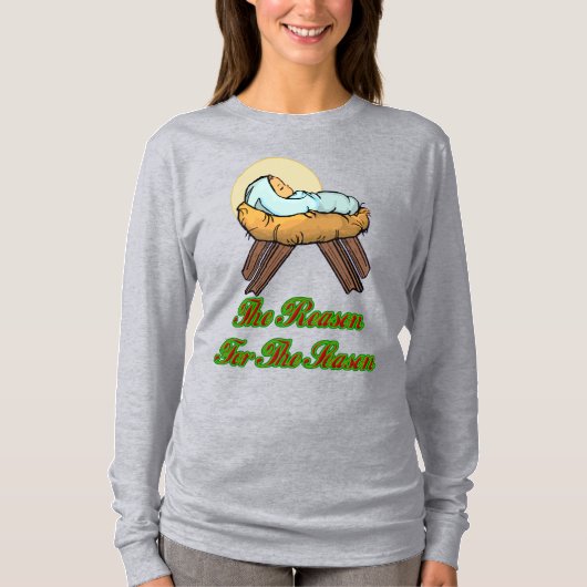 Baby Jezus: T-shirt (Voorkant)