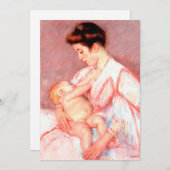 Baby John Being Nursed | Mary Cassatt (Voorkant / Achterkant)