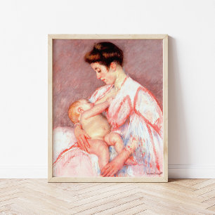Baby John Being Nursed   Mary Cassatt Poster