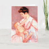 Baby John wordt gezoogd | Mary Cassatt Kaart (Voorkant)