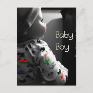 Baby jongen briefkaart