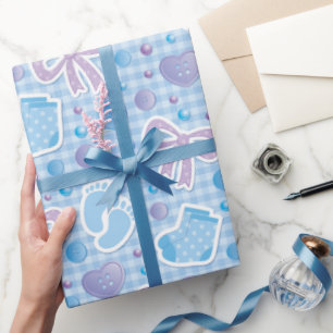 Baby jongen cadeaupapier