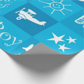 Baby jongen cadeaupapier (Hoek)