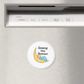 Baby jongen op maan zomer magneet (Insitu (Vaatwasser))