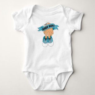 Baby Jongens Schoen Banner – Een Mooie en Klassiek Romper