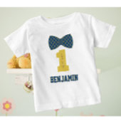Baby Jongensnaam One Love Bow Stropdas Blauw