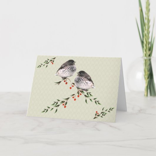 Baby Juncos kerstKaart Feestdagen Kaart (Voorkant)