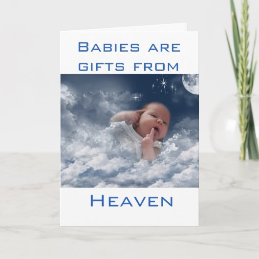 baby kaart (Voorkant)