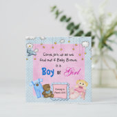 Baby Kaart (Staand voorkant)