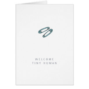 Baby   Kaart Blauwe luierpinnen