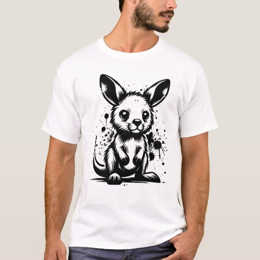 Baby Kangaroo  T-shirt (Voorkant)