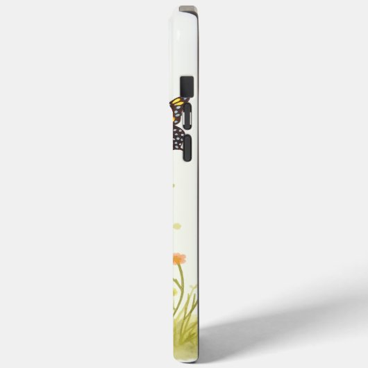 Baby kat en vlinder Case-Mate iPhone case (Achterkant / Links)