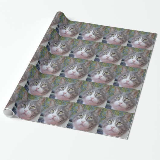 Baby kattenpapier cadeaupapier (Uitgerold)