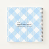 Baby Keepomwille Blue Photo Memory Journal 1 jaar Notitieboek (Achterkant)