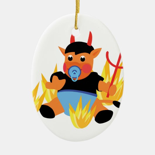 baby keramisch ornament (Voorkant)