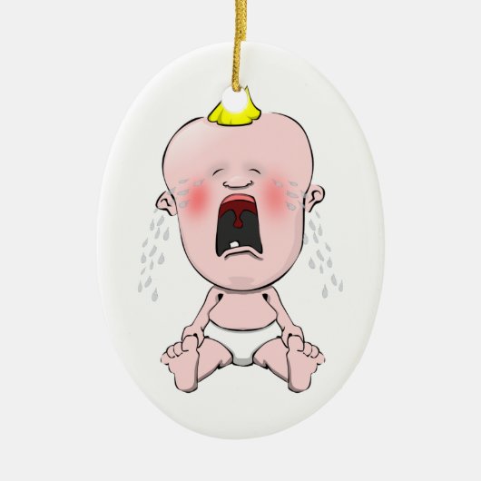 Baby Keramisch Ornament (Voorkant)
