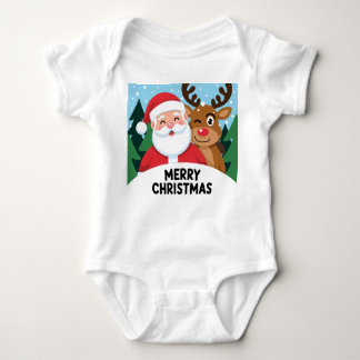 Baby kerst romper
