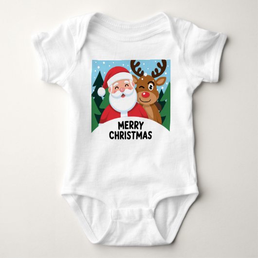 Baby kerst romper (Voorkant)