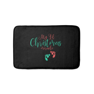 Baby kerstcadeau voor kind badmat