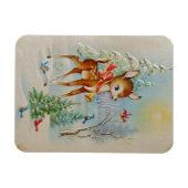  Baby kerstman Deer Magneet (Horizontaal)