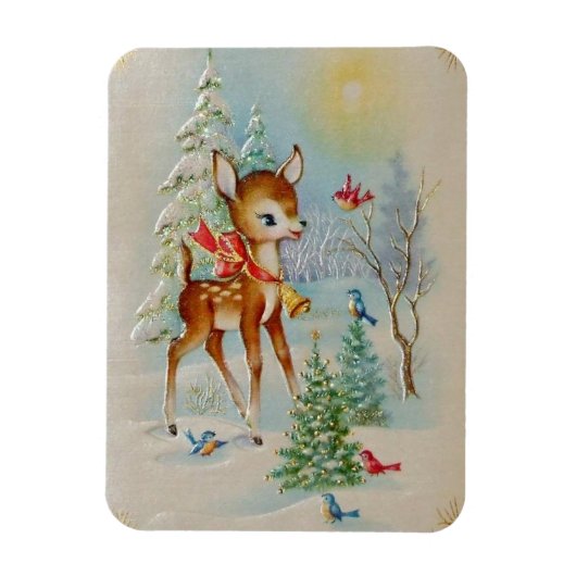  Baby kerstman Deer Magneet (Verticaal)