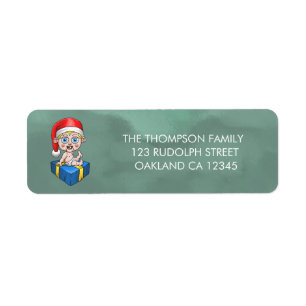 Baby Kerstman Etiket
