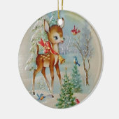  Baby kerstman Keramisch Ornament (Links)
