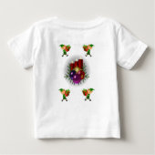 Baby Kerstmis met T-Shirt (Achterkant)