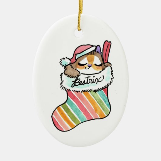 Baby kerstversiering keramisch ornament (Voorkant)