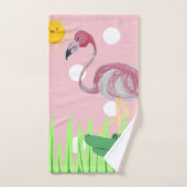 Baby Kinder Flamingo Alligator Bath-handdoekset Bad Handdoek (Handdoek)