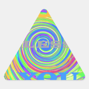 Baby Kinder God zegene je..png Driehoek Sticker