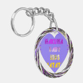 Baby Kinder harten Hakuna Matata Sleutelhanger (Voorkant Links)