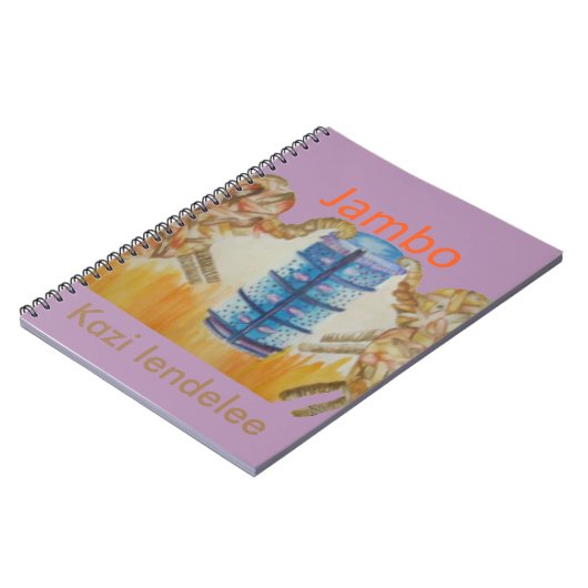 Baby Kinder Jambo Jumbo Elephants Design Notitieboek (Linkerzijde)