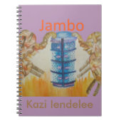 Baby Kinder Jambo Jumbo Elephants Design Notitieboek (Voorkant)