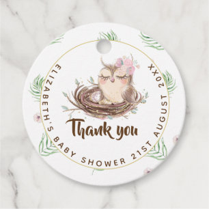 Baby kipparen schotelen bijtende eieren nesten Dan Bedankjes Labels