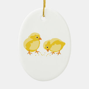 Baby Kippen Keramisch Ornament